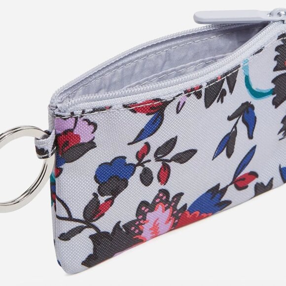 Vera Bradley Lighten Up Zip ID Case in Vineyard Floral - Picture 2 of 4